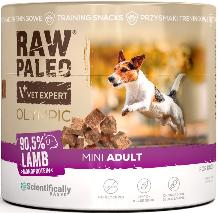 VetExpert Raw Paleo Olympic jagnięcina adult małe rasy 90 g