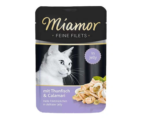 Miamor kalmary, tuńczyk w galaretce adult 100 g