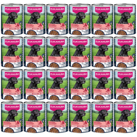 Eukanuba Life Care wołowina senior 400 g × 24