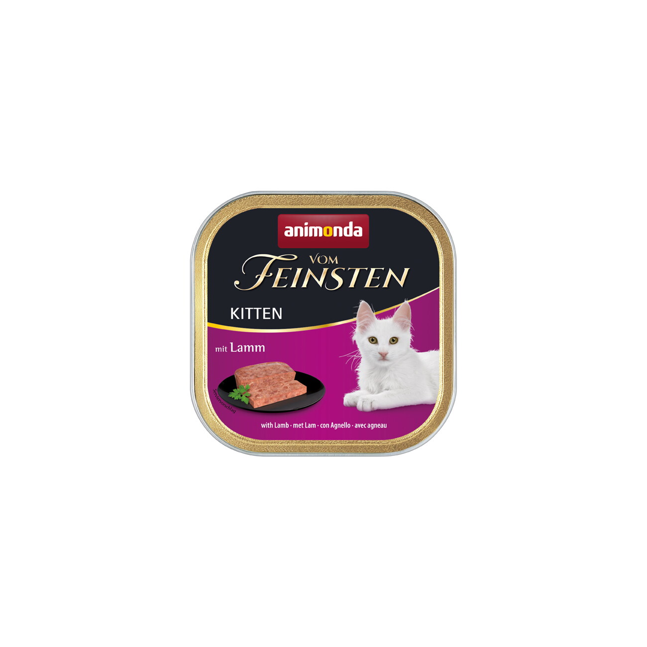 Animonda Vom Feinsten jagnięcina pasztet kitten 100 g × 32