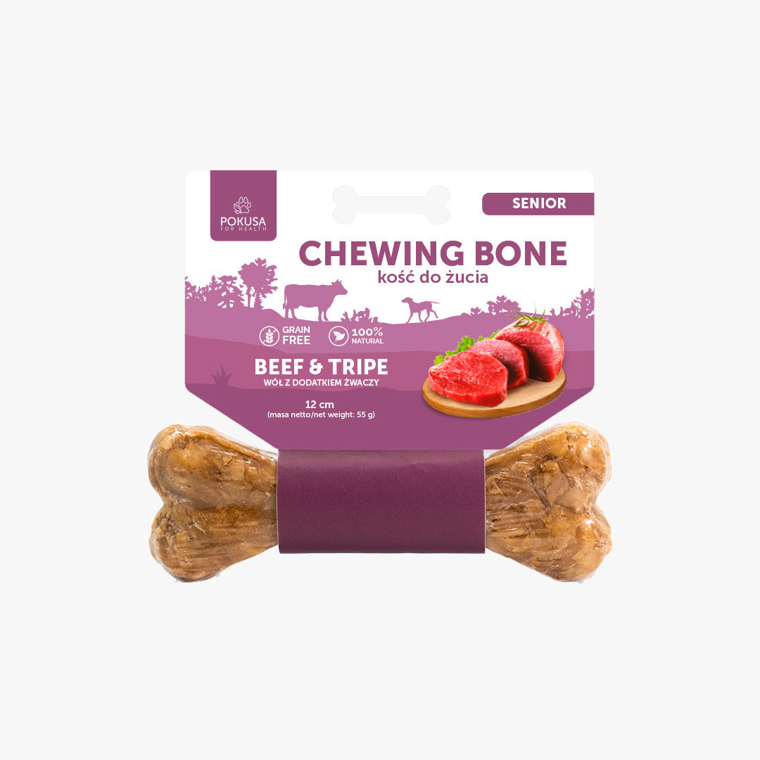 Pokusa Chewing Bone wołowina senior 55 g