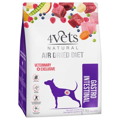 4Vets Natural Gastro Intestinal indyk, wołowina, łosoś 1 kg
