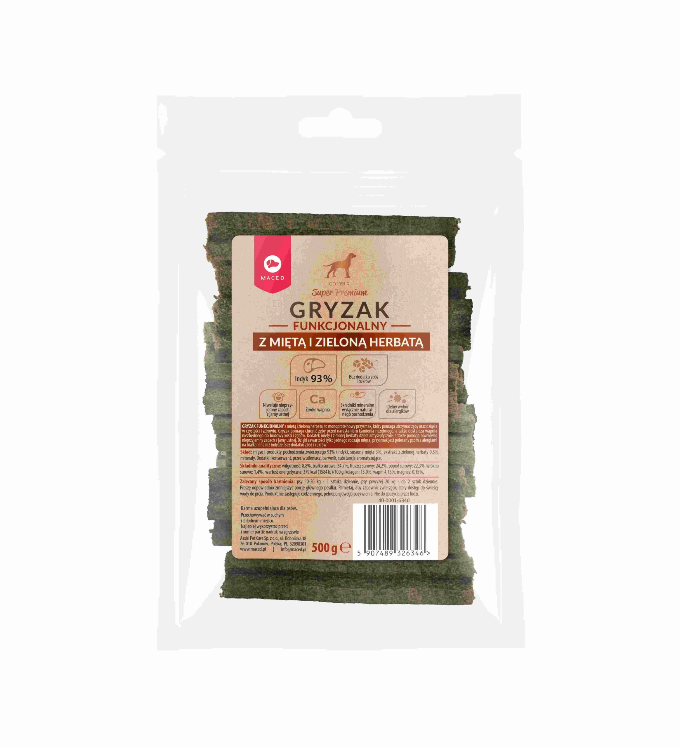 Maced Gryzak Funkcjonalny indyk 500 g
