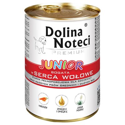Dolina Noteci Premium wołowina junior 400 g × 48