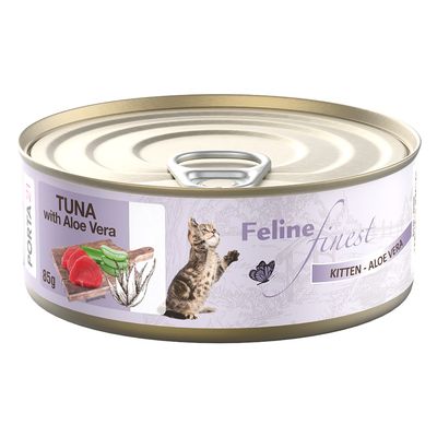 Porta 21 Feline Finest tuńczyk z aloesem w galaretce kitten 85 g
