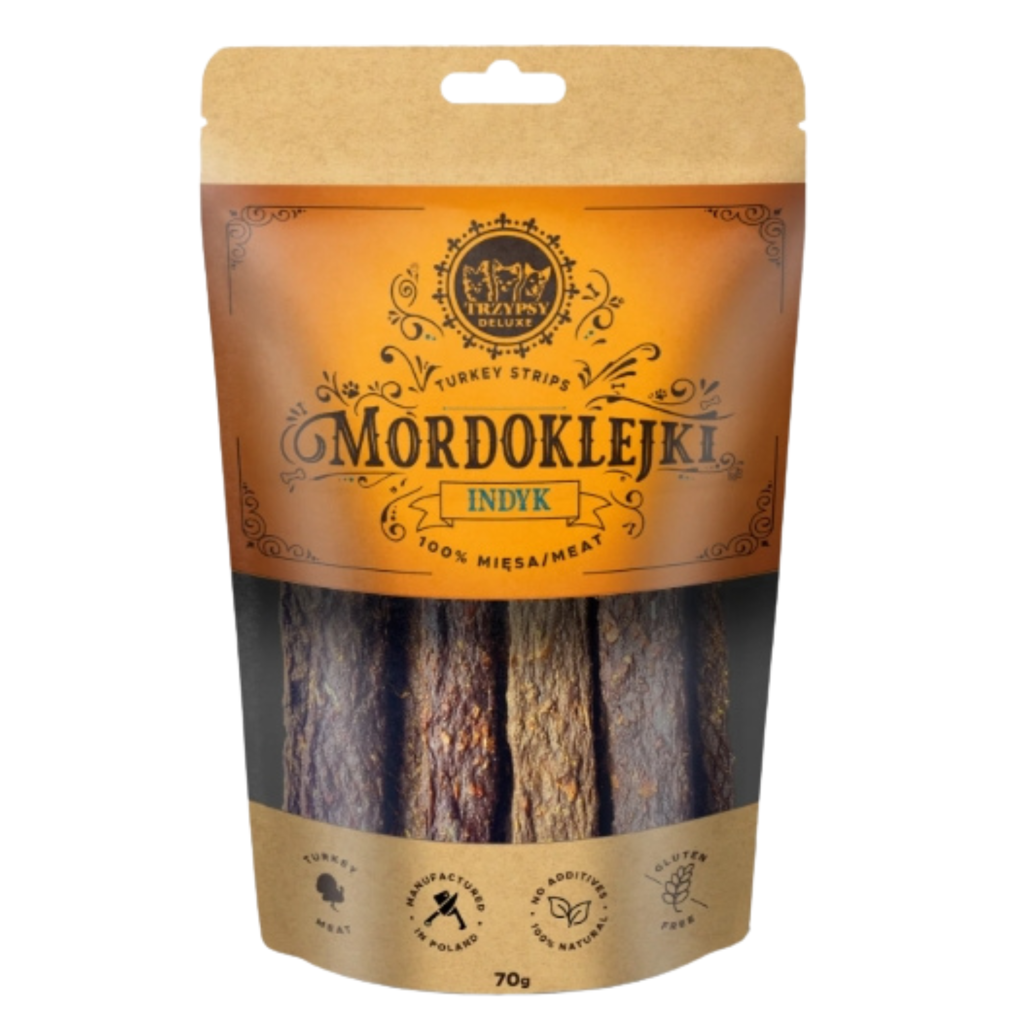 Trzy Psy Mordoklejki indyk 70 g