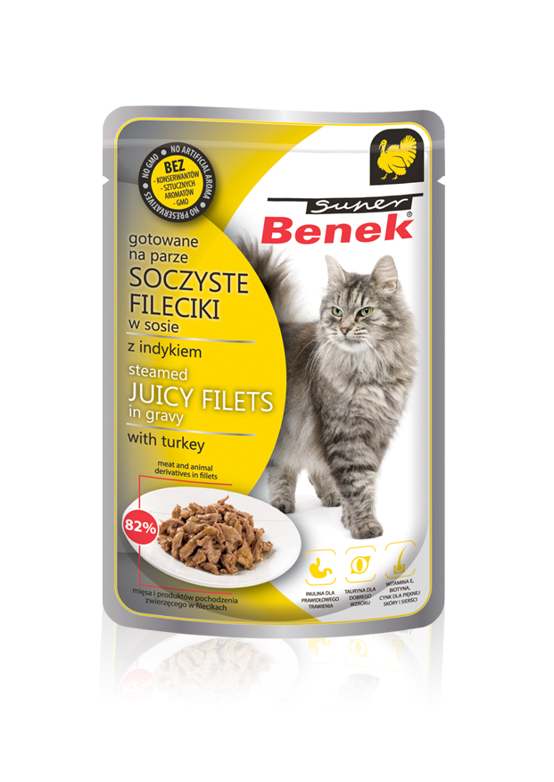 Super Beno Soczyste Fileciki indyk w sosie 85 g