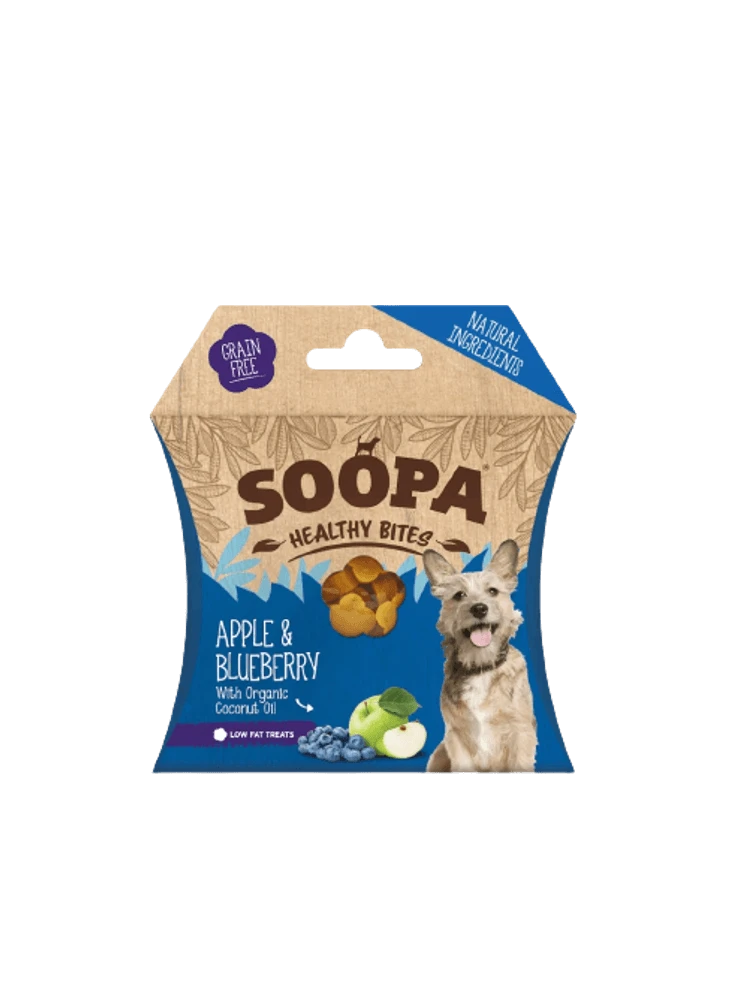 Soopa Healthy Bites jabłko, jagoda puppy 50 g
