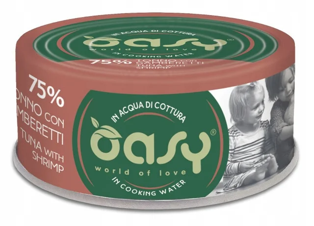 Oasy More Love tuńczyk z krewetkami kawałki adult 70 g