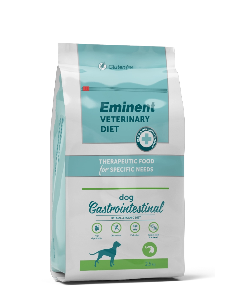Eminent Vet Diet Gastro Hypoallergenic kaczka, łosoś 2,5 kg
