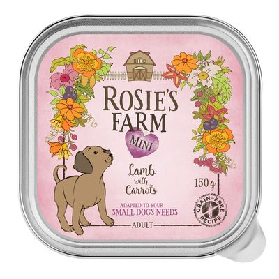 Rosie's Farm Mini jagnięcina małe rasy 150 g × 6