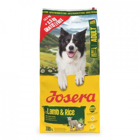 Josera jagnięcina z ryżem adult 15 kg