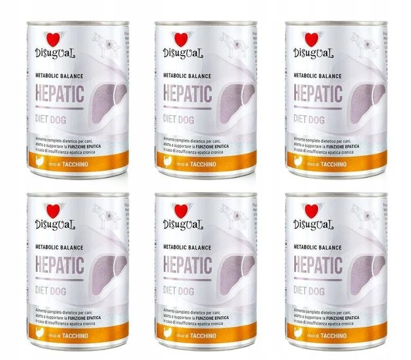 Disugual Hepatic indyk 400 g × 6