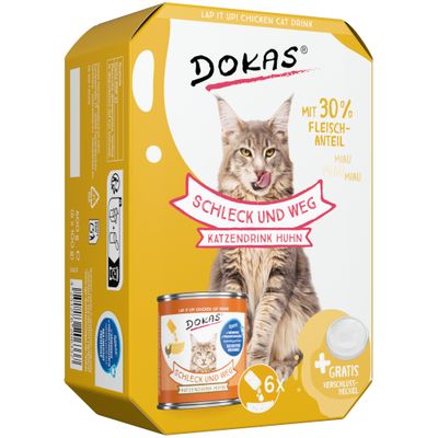 Dokas Schleck und Weg kurczak w bulionie adult 100 g × 6