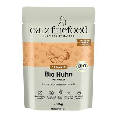 Catz Finefood Bio Sensitive Skin & Coat kurczak adult 85 g × 12