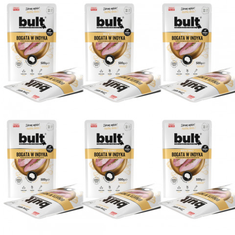 Bult Mielonka indyk adult 500 g × 6