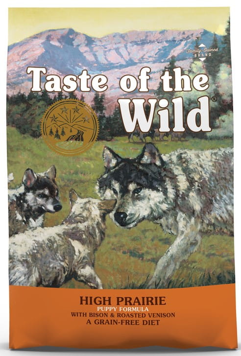Taste of the Wild High Prairie bizon, dziczyzna puppy 12.2 kg × 2