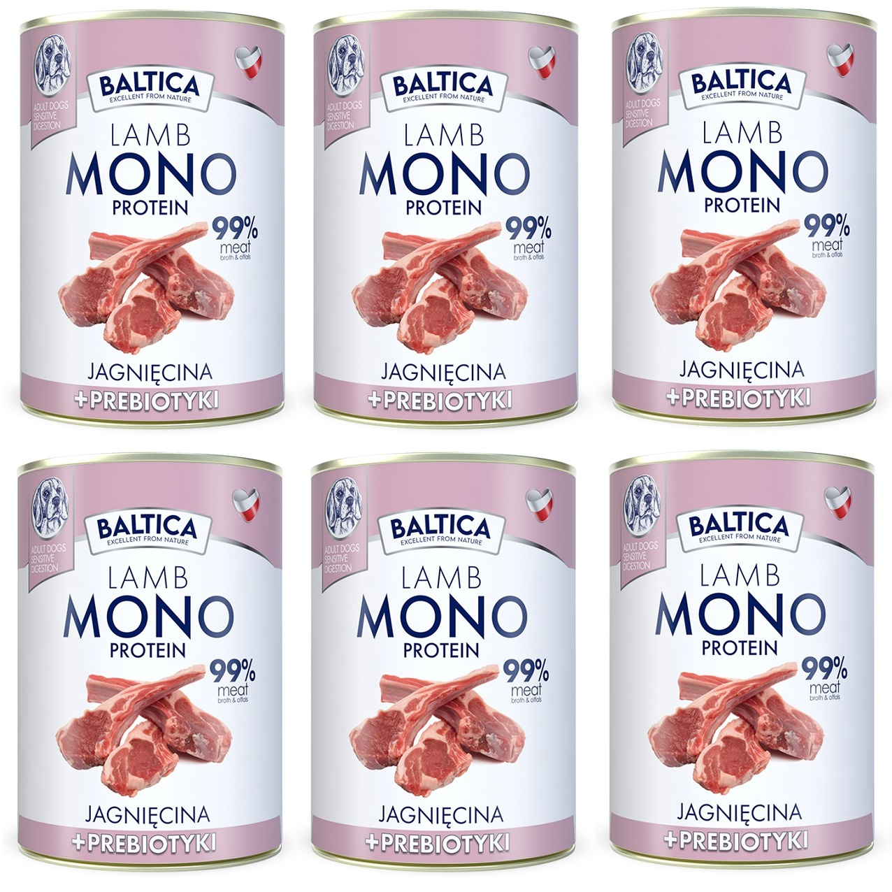 Baltica jagnięcina 400 g × 6