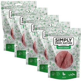 Simply From Nature Meat Strips kaczka 80 g × 5