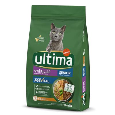 Ultima Sterilised kurczak senior 10 kg