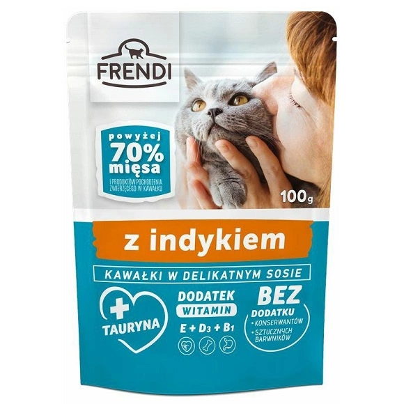 Frendi indyk w sosie adult 100 g