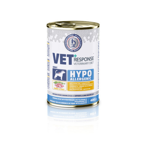 Vet Response Hypoallergenic indyk adult 400 g