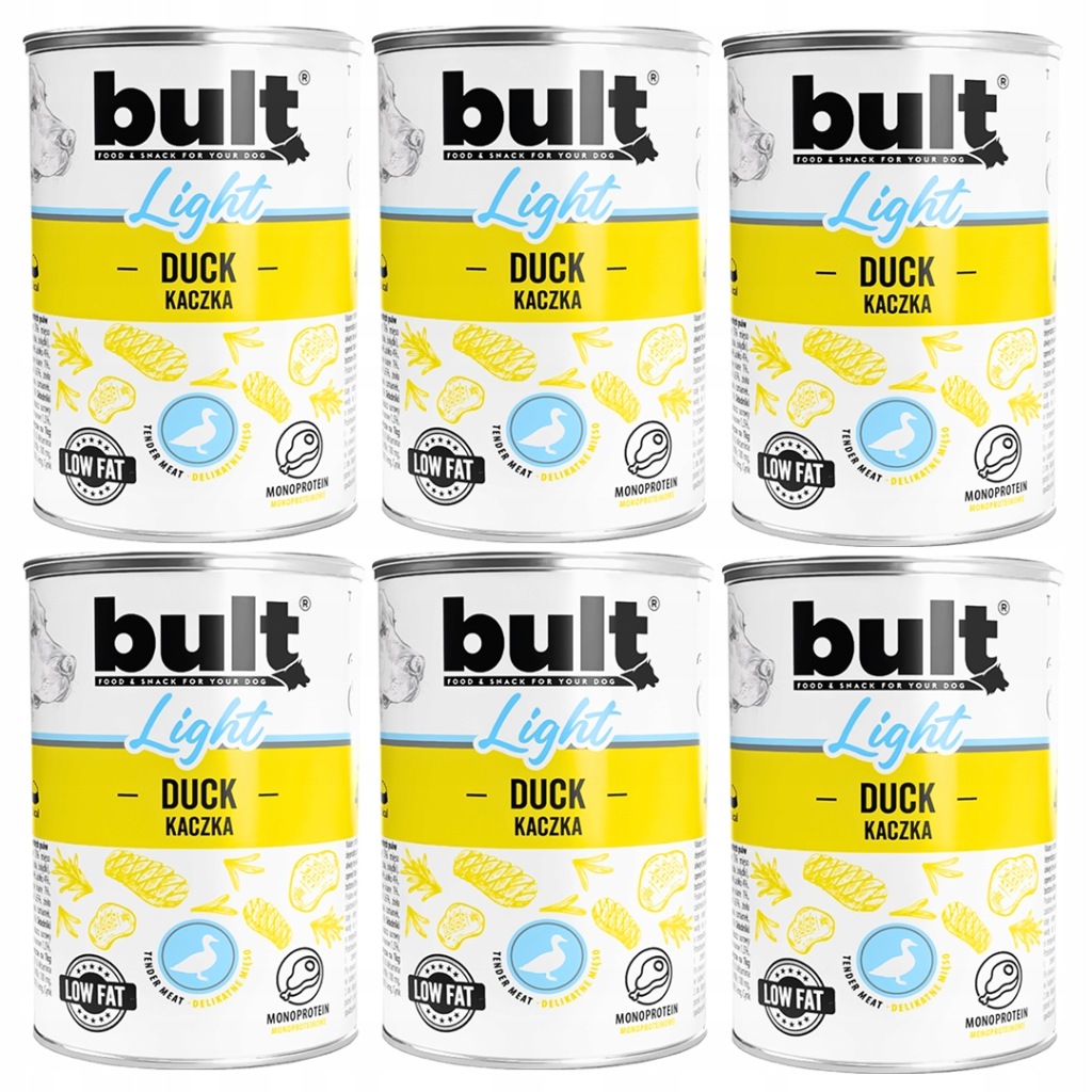 Bult Light kaczka 400 g × 6