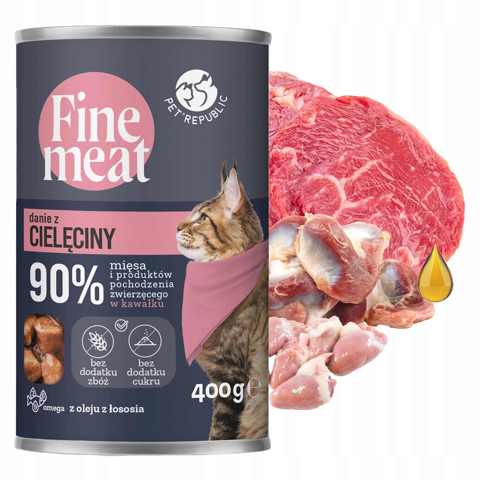Pet Republic Fine Meat cielęcina w sosie 400 g