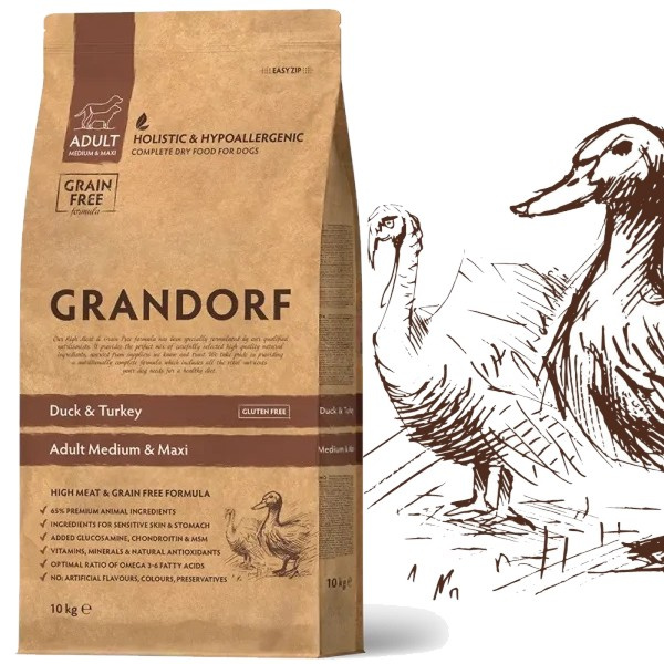 Grandorf kaczka, indyk adult średnie i duże rasy 10 kg