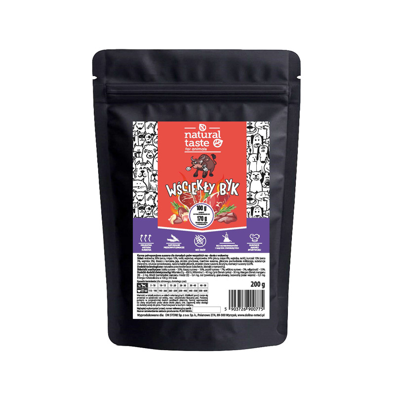 Natural Taste Wściekły Byk wołowina 200 g