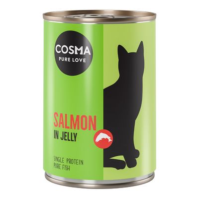 Cosma Original Indoor łosoś w galaretce adult 400 g × 6