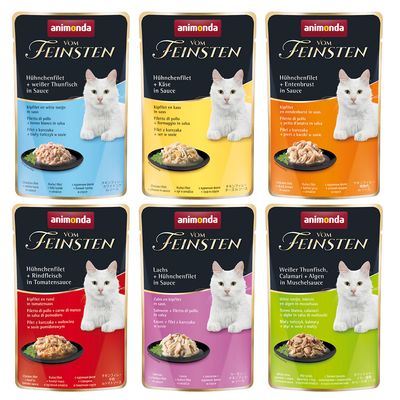 Animonda Vom Feinsten mix smaków w sosie adult 50 g × 18