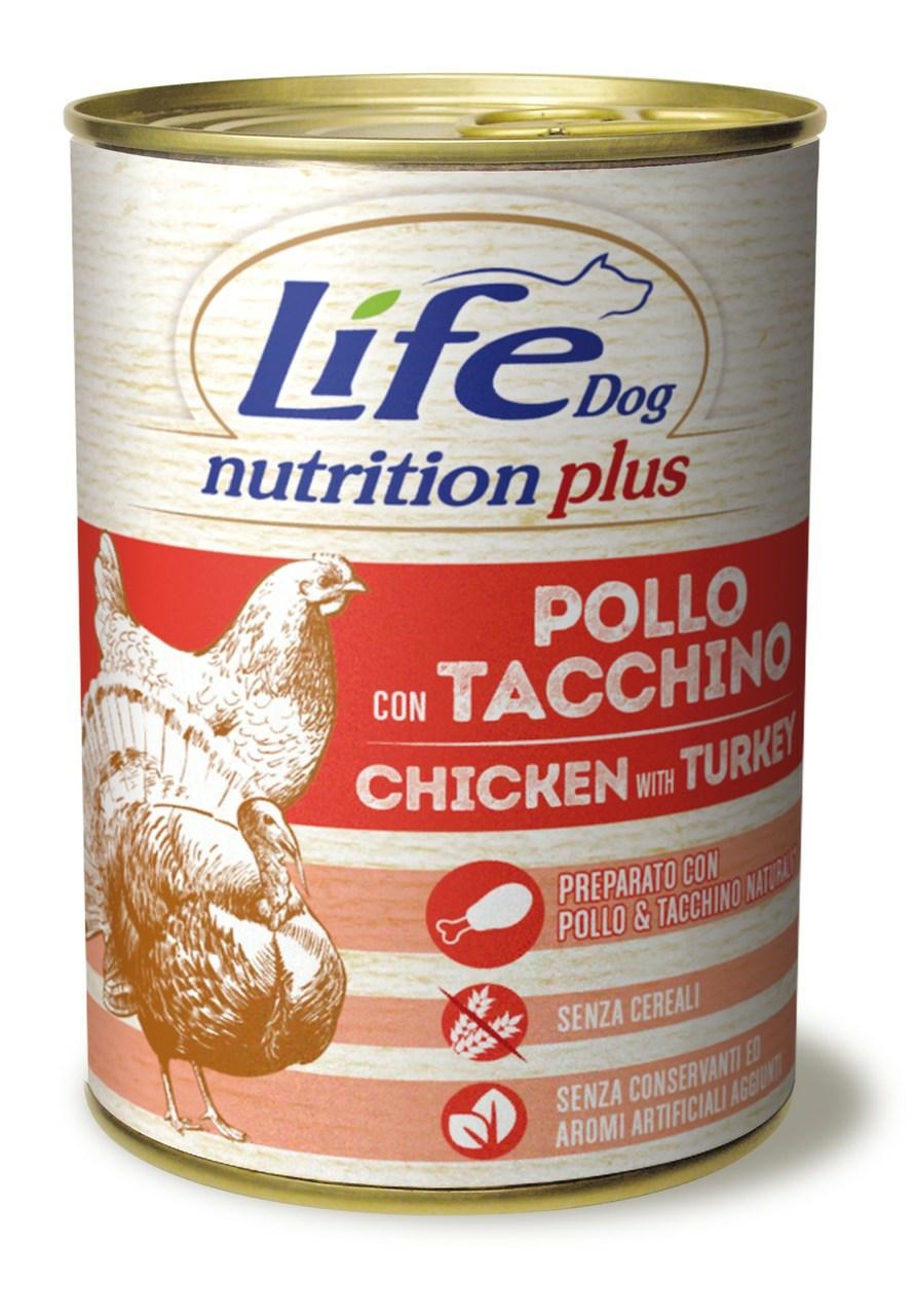 Life Dog Care Nutrition Plus kurczak adult 400 g