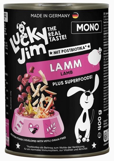Lucky Jim Mono jagnięcina adult 400 g