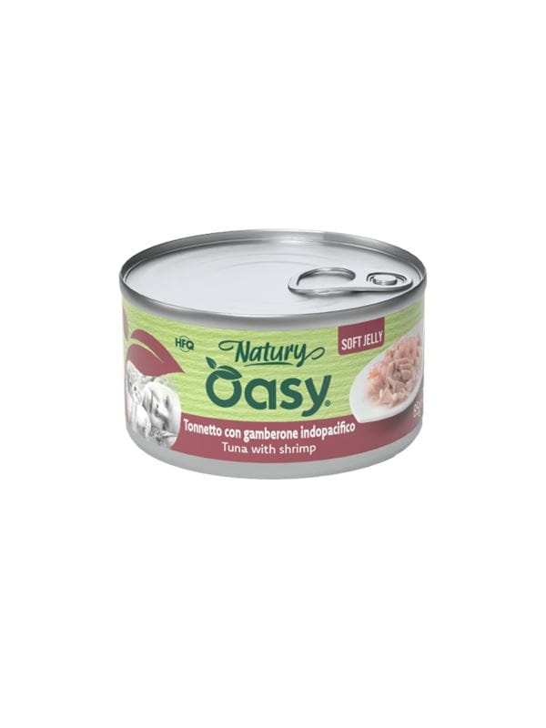 Oasy Natury Soft Jelly tuńczyk z krewetkami w galaretce adult 85 g