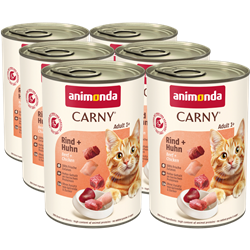 Animonda Carny Sensitive kurczak, wołowina pasztet adult 400 g × 6