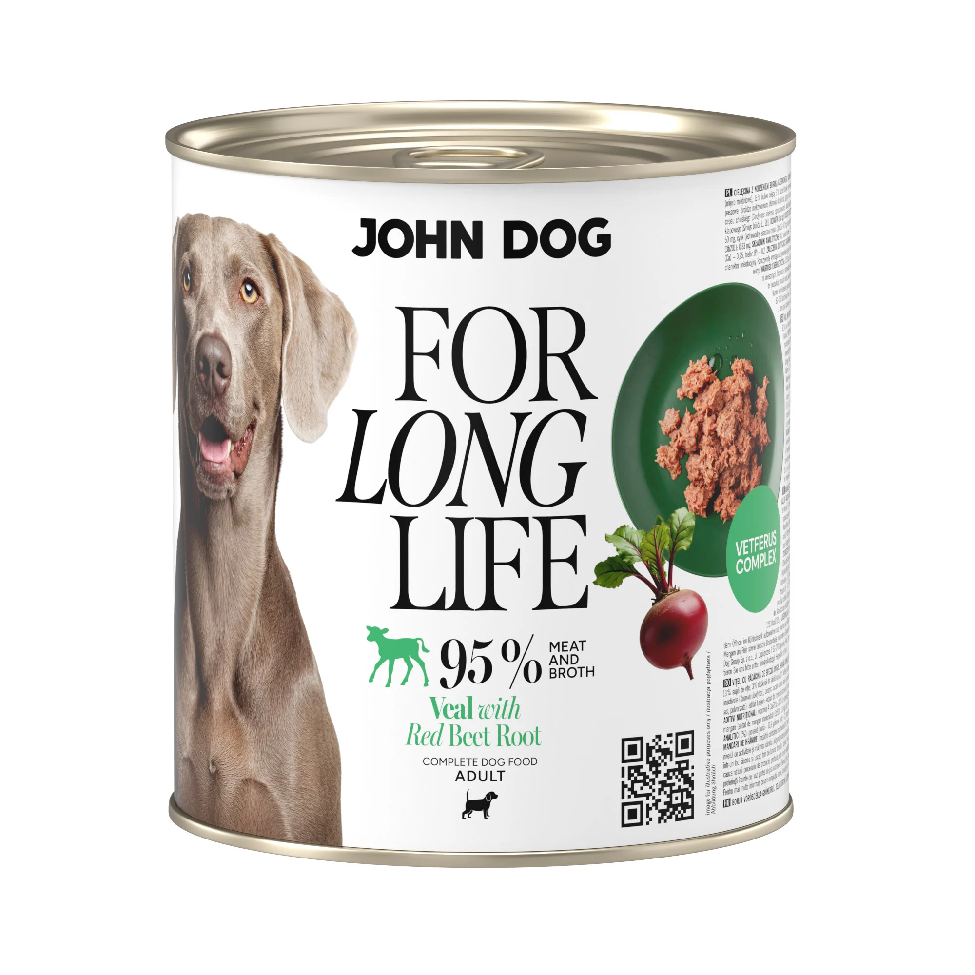 John Dog For Long Life cielęcina z burakiem 800 g