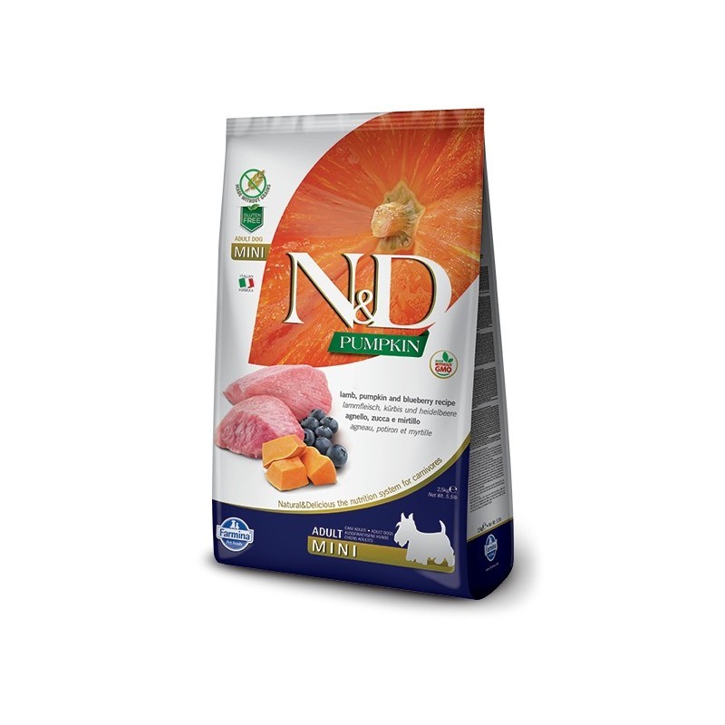 Farmina N&D Pumpkin jagnięcina adult małe rasy 2,5 kg
