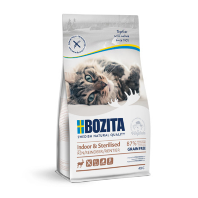 Bozita Indoor & Sterilised renifer adult 400 g