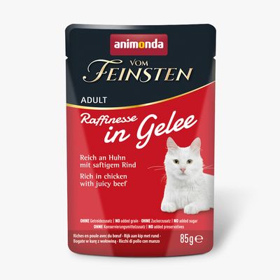 Animonda Vom Feinsten Mobility kurczak, wołowina w galaretce adult 85 g × 48