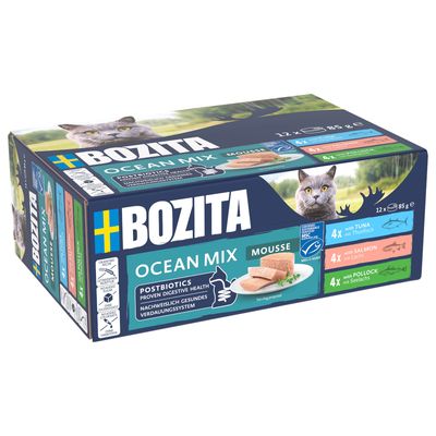 Bozita Mousse mix smaków pasztet adult 85 g × 12