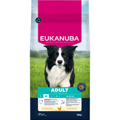 Eukanuba kurczak adult średnie rasy 15 kg