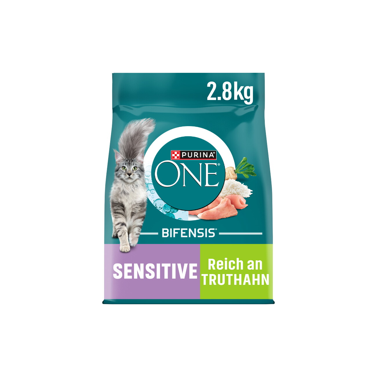 Purina ONE BIFENSIS Sensitive indyk z ryżem adult 2,8 kg