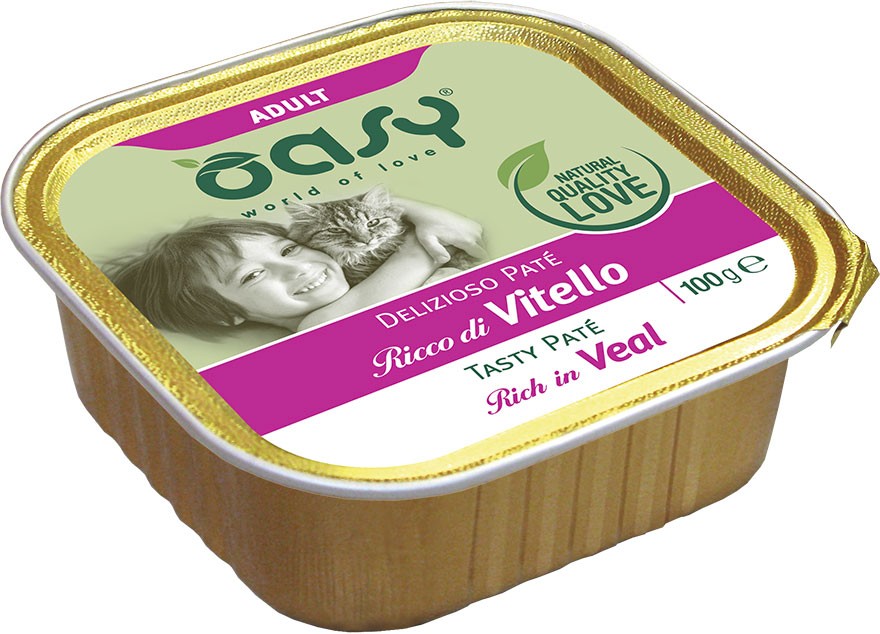 Oasy Delizioso Paté cielęcina pasztet adult 100 g