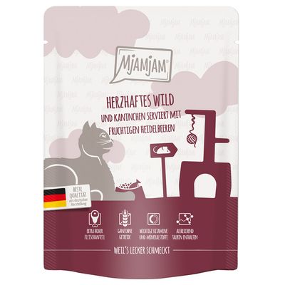 MjAMjAM Quetschie dziczyzna z borówką 300 g × 6