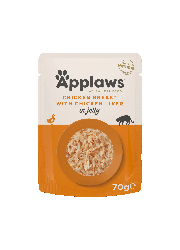 Applaws Cat kurczak i wątróbka w galaretce 70 g × 16