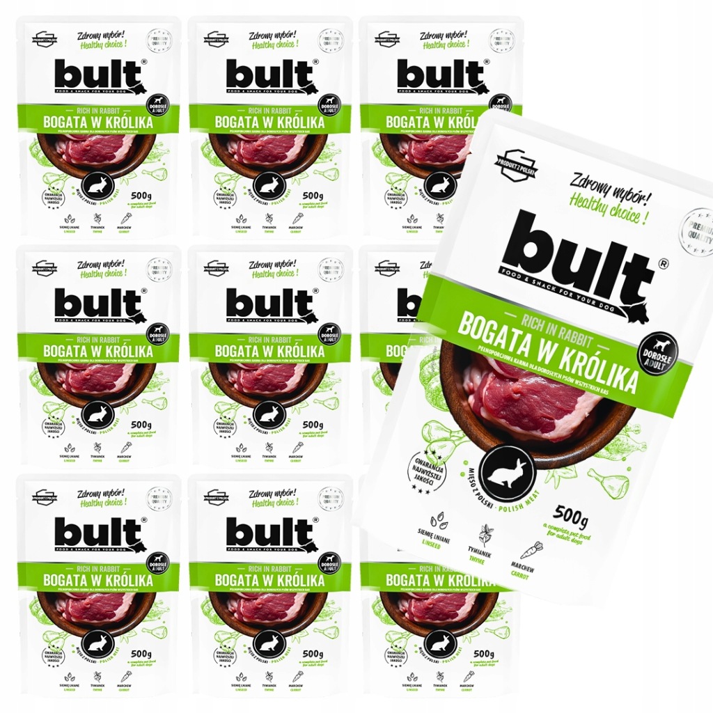 Bult królik adult 500 g × 10