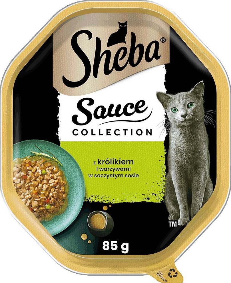 Sheba Sauce Collection królik z warzywami w sosie adult 85 g