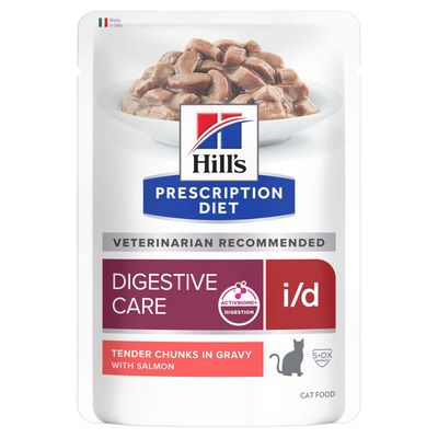 Hill's Prescription Diet Digestive łosoś w sosie 85 g × 12