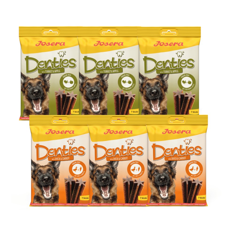 Josera Denties indyk, kaczka adult 180 g × 6